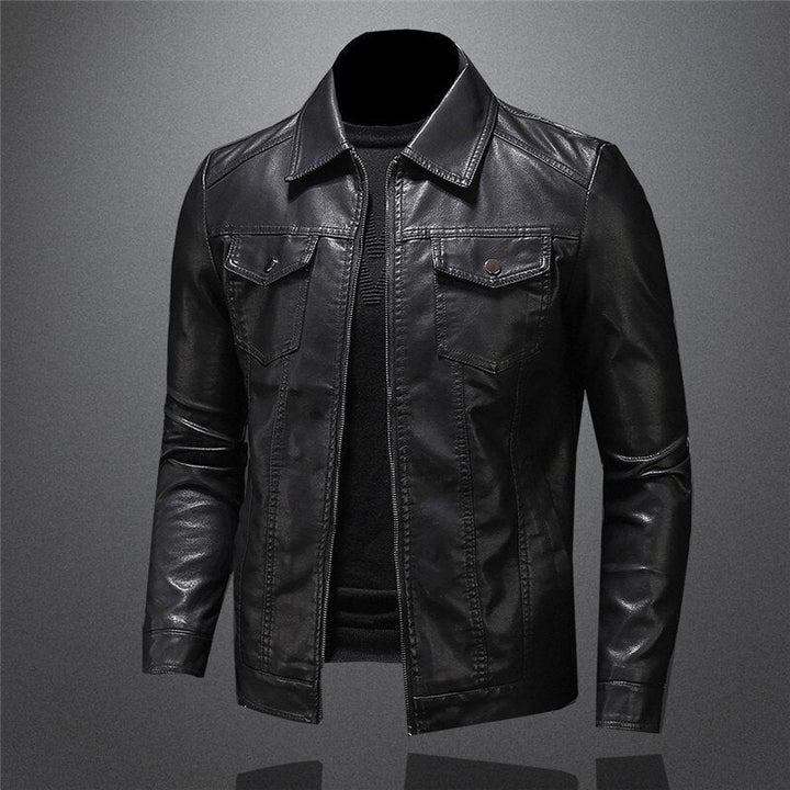 Men’s Biker Zip Up Jacket