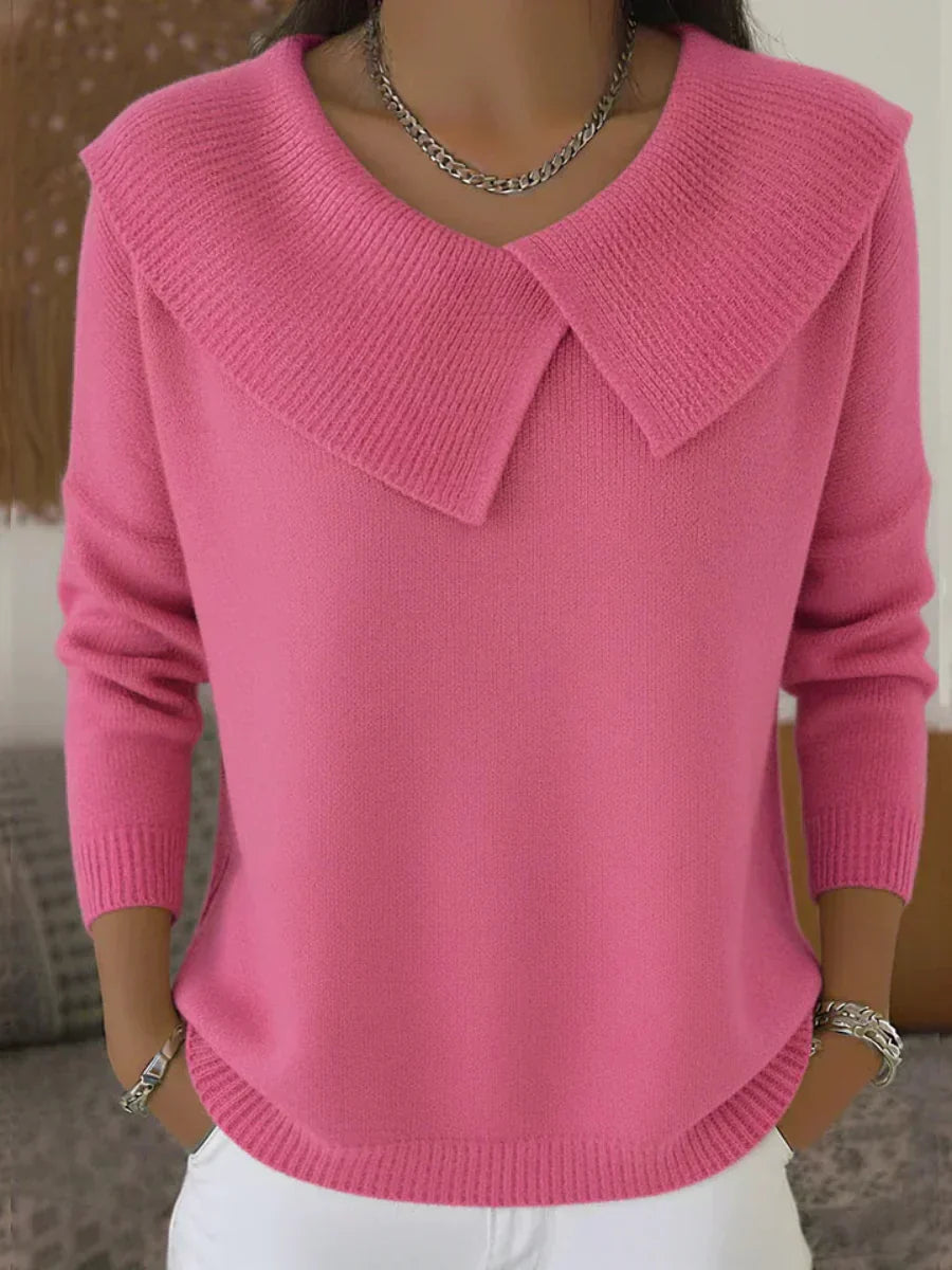 Women’s Ribbed Knit Crewneck Sweater