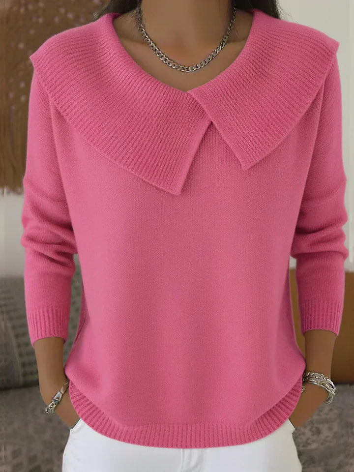 Women’s Ribbed Knit Crewneck Sweater
