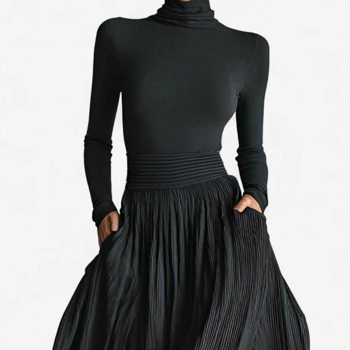 Women’s High Waist Flowy Maxi Dress