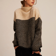 Women’s Long Sleeve Knit Turtleneck Sweater