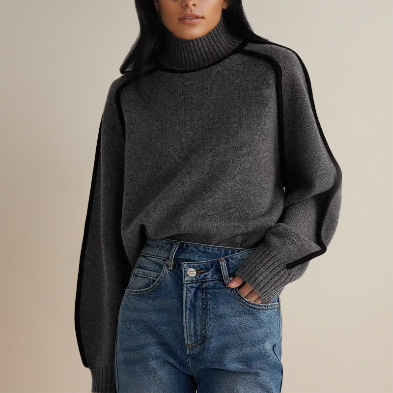 Women’s Knitted Turtleneck Sweater
