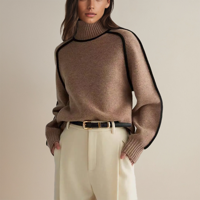 Women’s Knitted Turtleneck Sweater