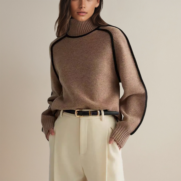 Women’s Knitted Turtleneck Sweater