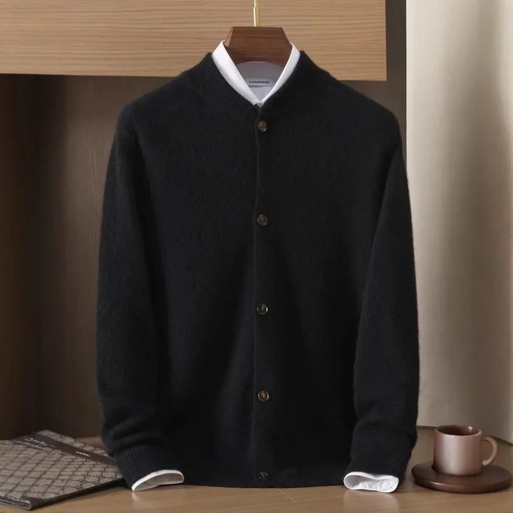 Men’s Button-Front Knit Cardigan