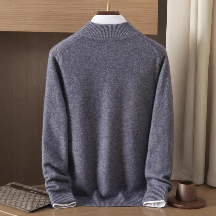 Men’s Button-Front Knit Cardigan