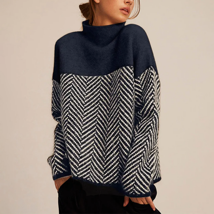 Women’s Long Sleeve Knit Turtleneck Sweater