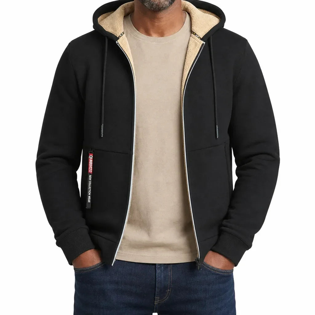 Men’s Cozy-Lined Full-Zip Hoodie