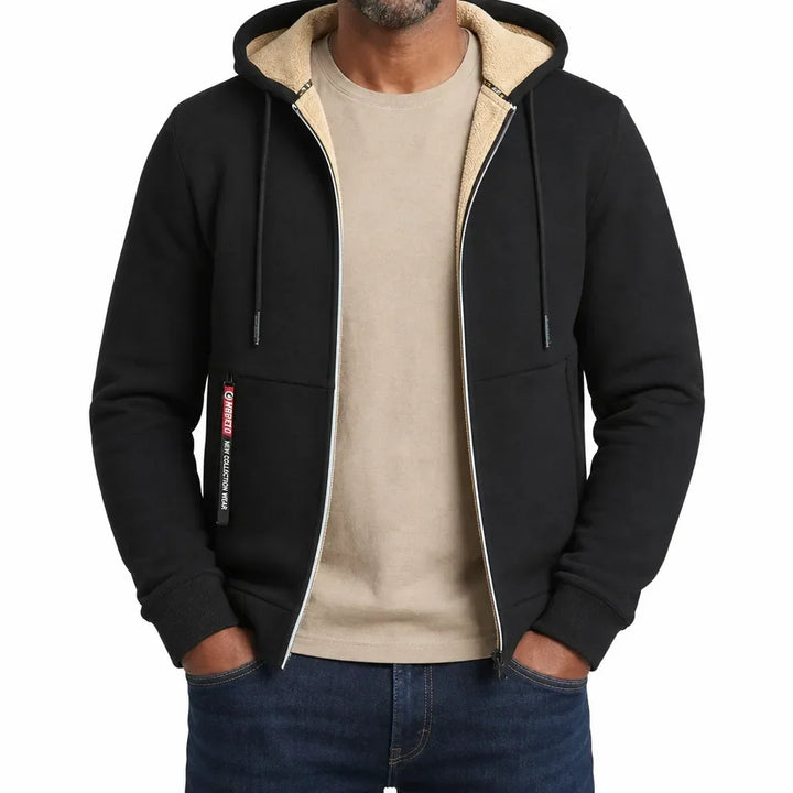 Men’s Cozy-Lined Full-Zip Hoodie