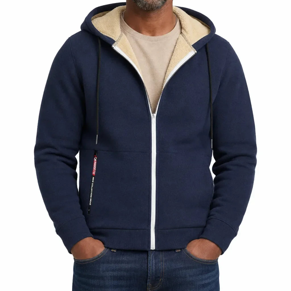 Men’s Cozy-Lined Full-Zip Hoodie
