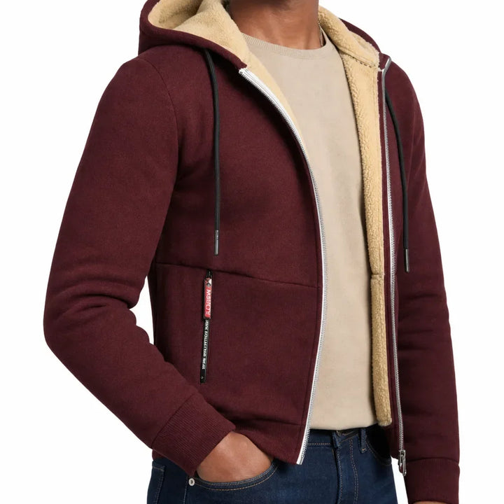 Men’s Cozy-Lined Full-Zip Hoodie