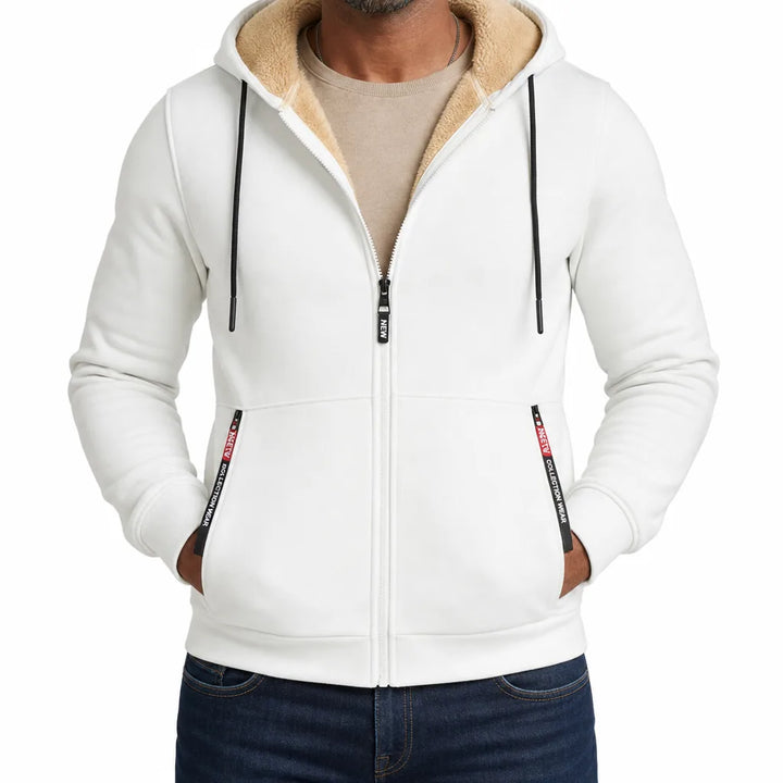 Men’s Cozy-Lined Full-Zip Hoodie