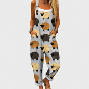 Women’s Printed Casual Jumpsuit