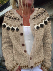 Women’s Retro Knit Cardigan