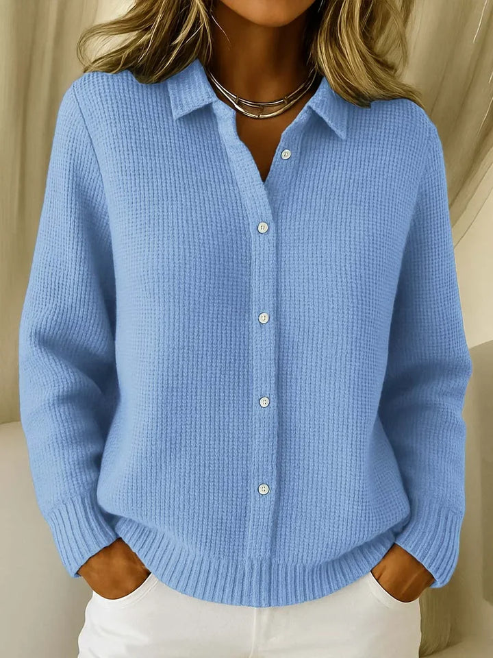 Women’s Open Front Long Sleeve Knit Cardigan