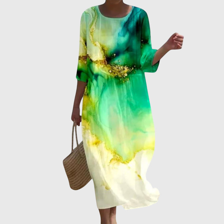 Women’s Floral Print Maxi Dress