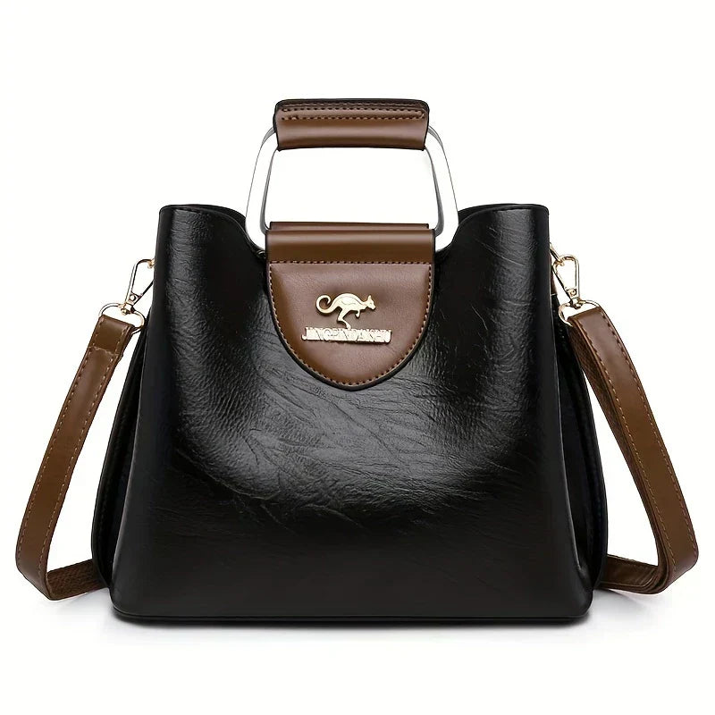 Women’s Drawstring Crossbody Bucket Bag