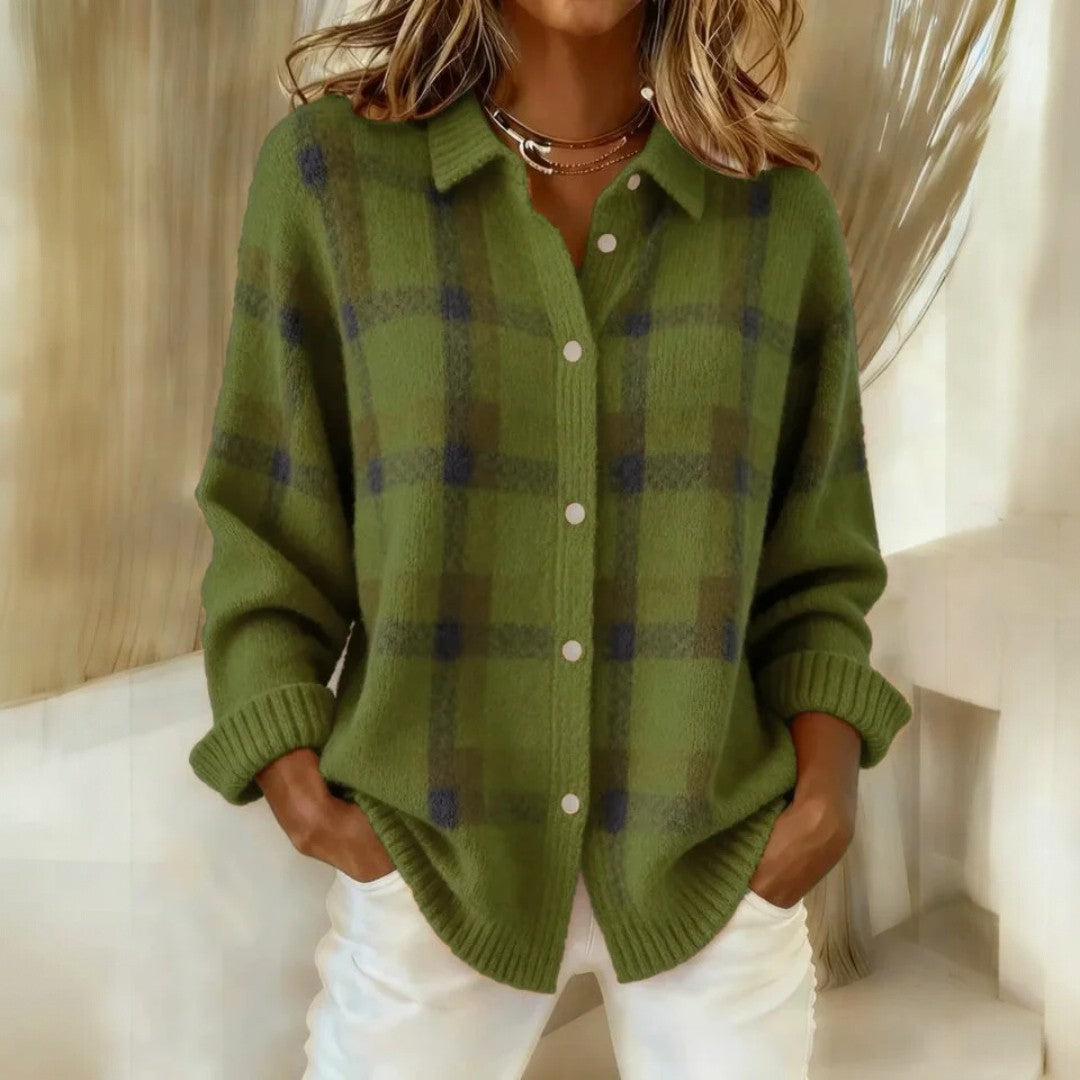 Women’s Striped Knit Pullover Sweater