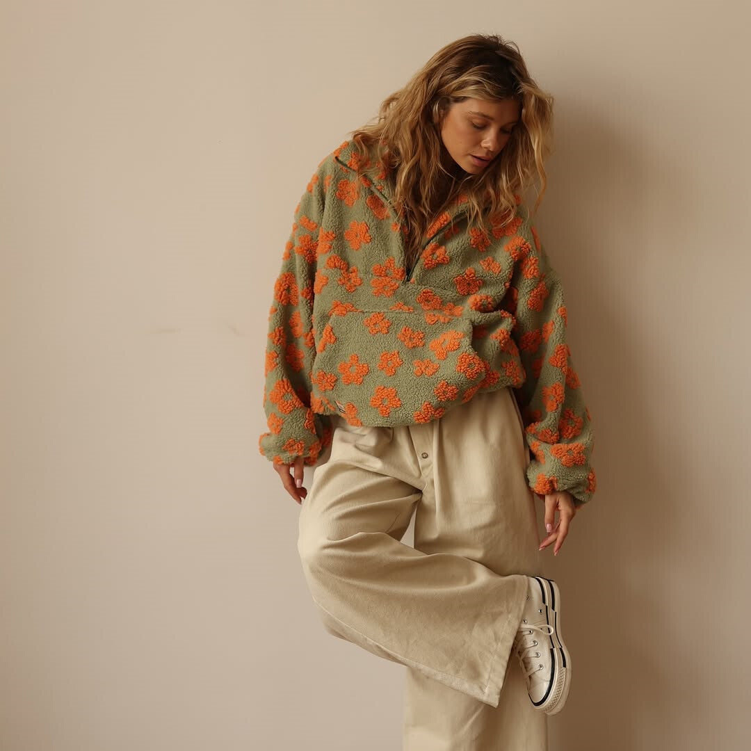 Women’s Cosy Floral Print Jumper