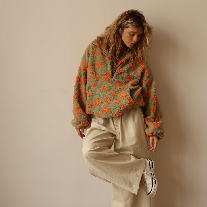 Women’s Cosy Floral Print Jumper