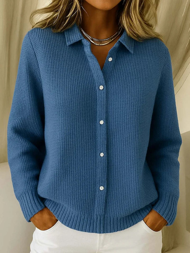 Women’s Open Front Long Sleeve Knit Cardigan