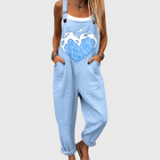Women’s Comfortable Printed Casual Jumpsuit
