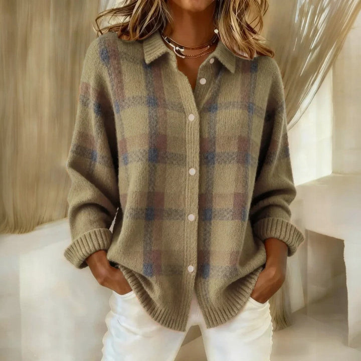 Women’s Striped Knit Pullover Sweater