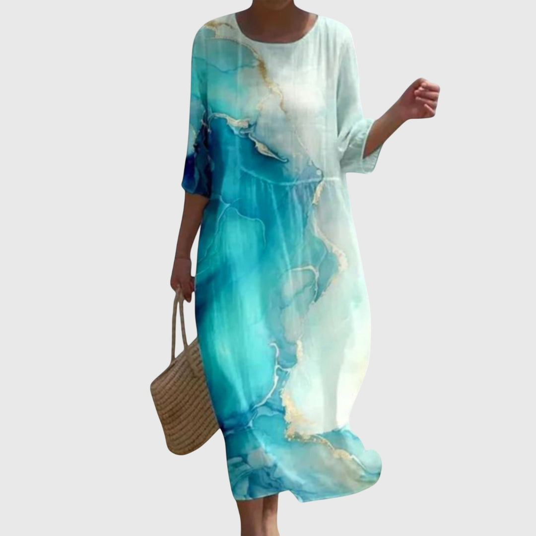 Women’s Floral Print Boho Maxi Dress