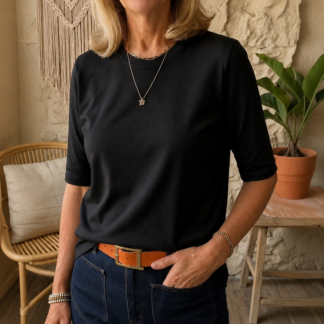 Women’s Relaxed Fit Crew Neck Short Sleeve T-Shirt (Restocked)
