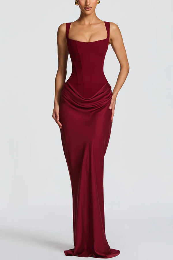 Women’s Square Neck Maxi Dress