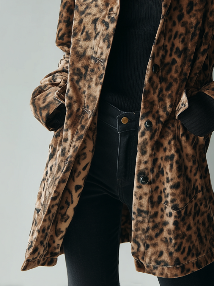 Women’s Vintage Leopard Print Jacket