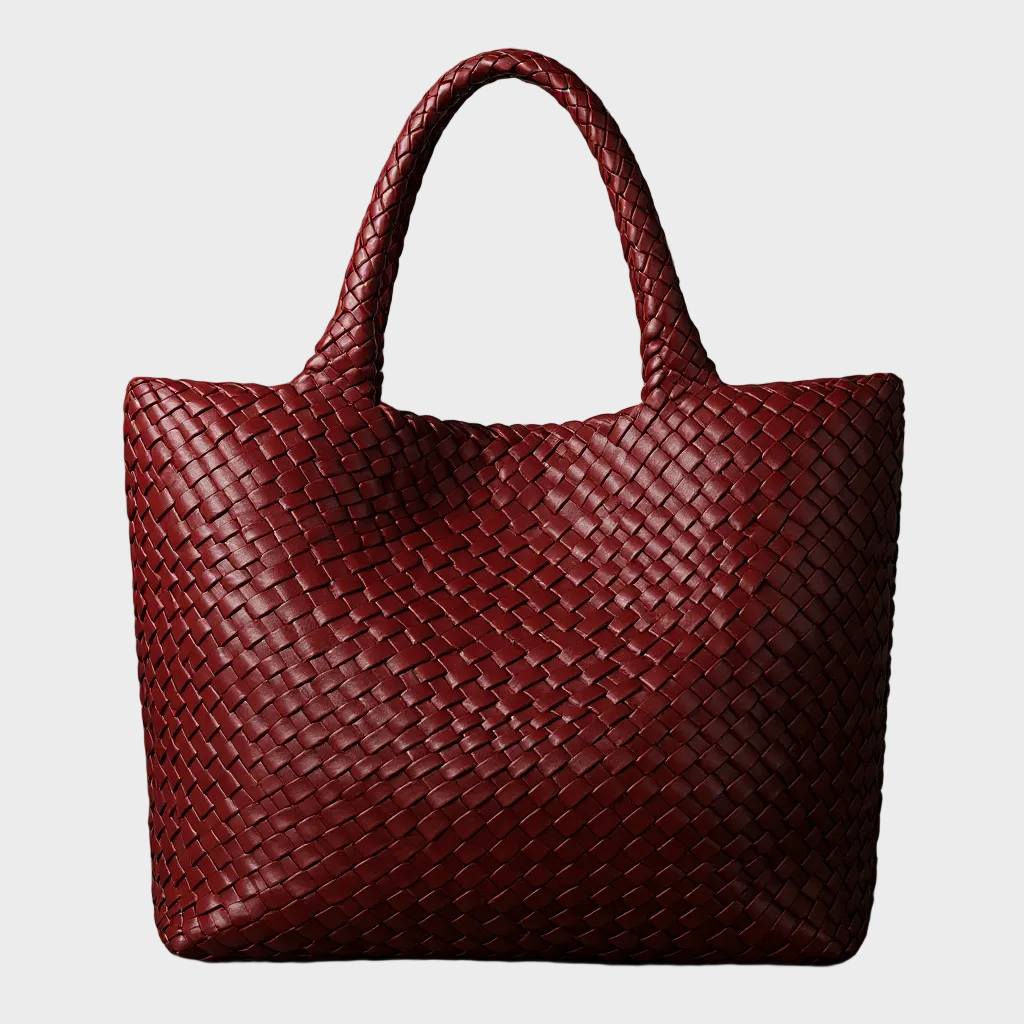 Women’s Woven Vegan Tote Bag
