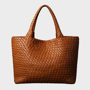 Women’s Woven Vegan Tote Bag