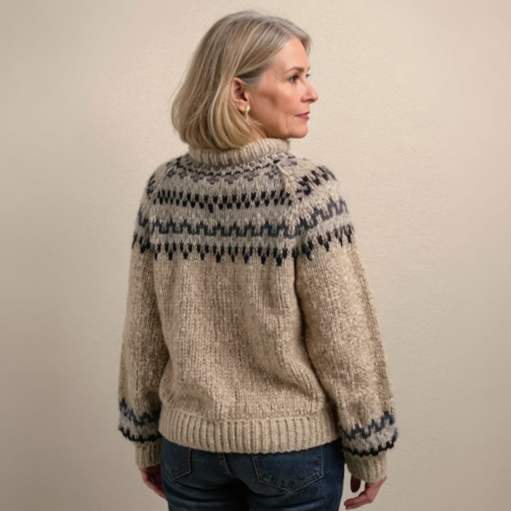Women’s Nordic Fair Isle Knit Sweater