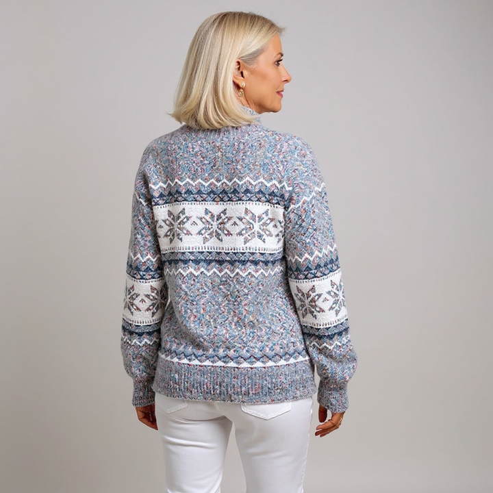 Women’s Icelandic Knit Pullover Sweater