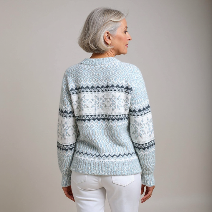 Women’s Icelandic Knit Pullover Sweater