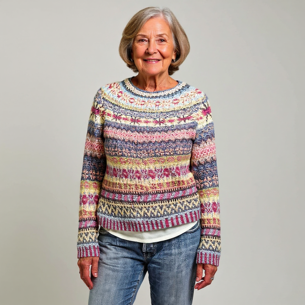 Women’s Icelandic Yoke Knit Sweater