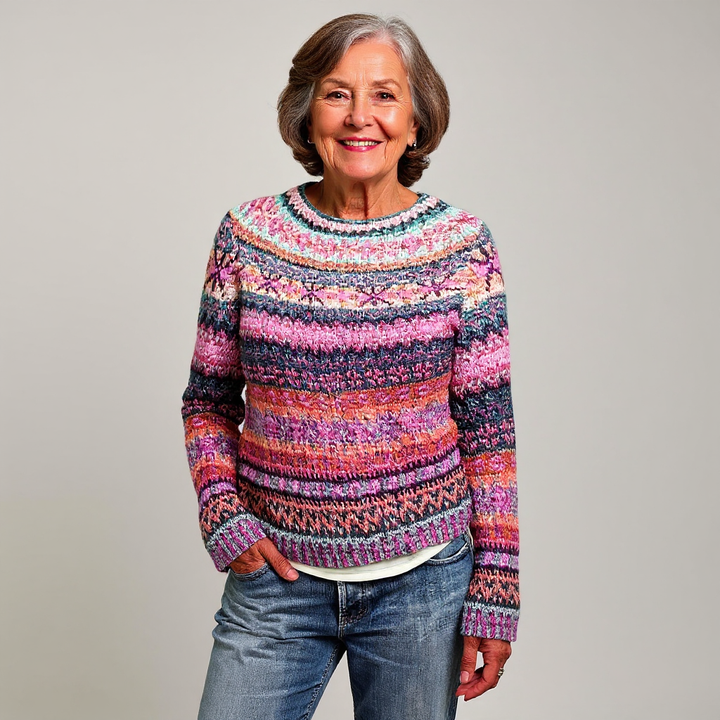 Women’s Icelandic Knit Pullover Sweater