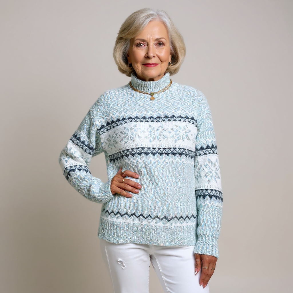Women’s Icelandic Knit Pullover Sweater