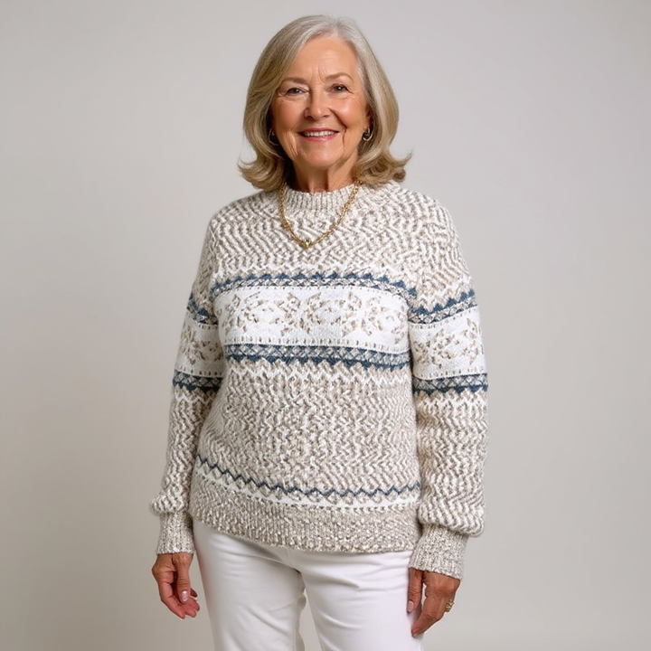 Women’s Icelandic Knit Pullover Sweater