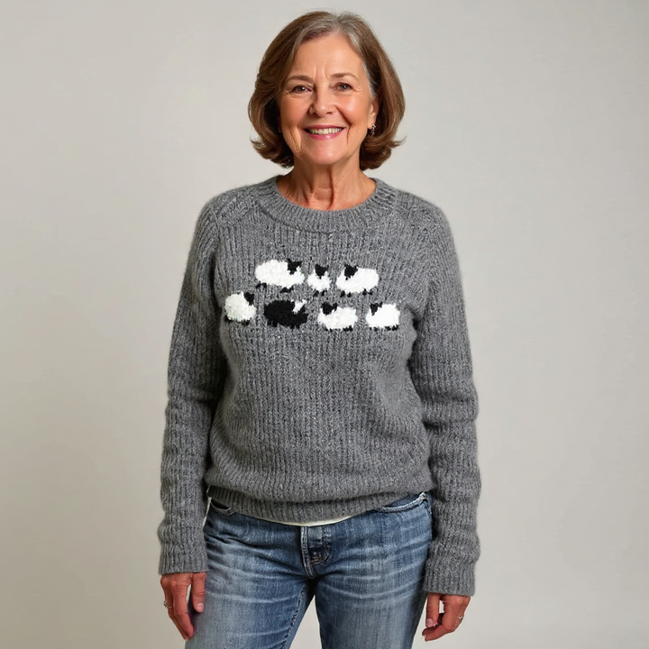 Women’s Icelandic Knit Crewneck Sweater