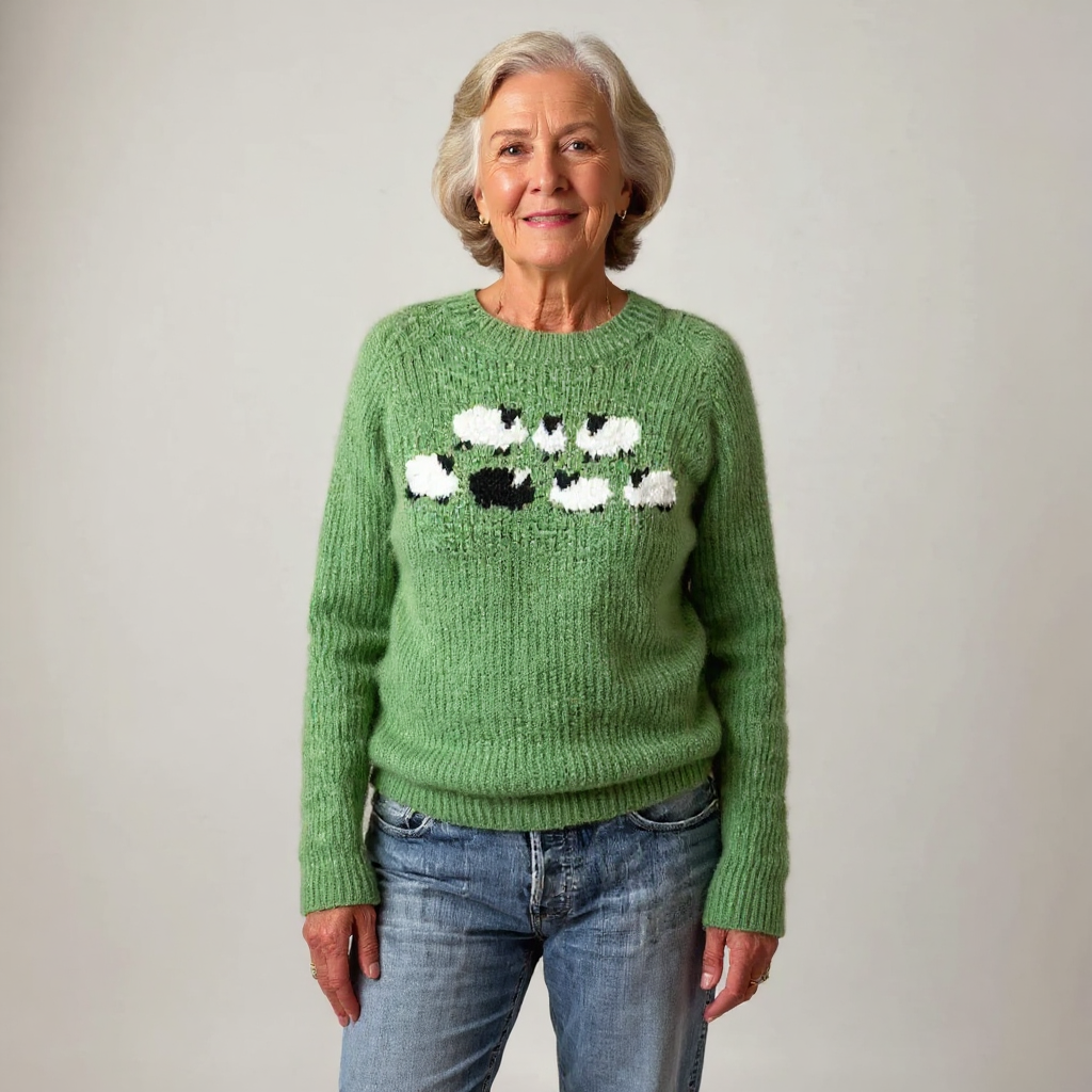Women’s Icelandic Knit Crewneck Sweater