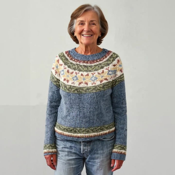 Women’s Heritage Patterned Knit Pullover Sweater