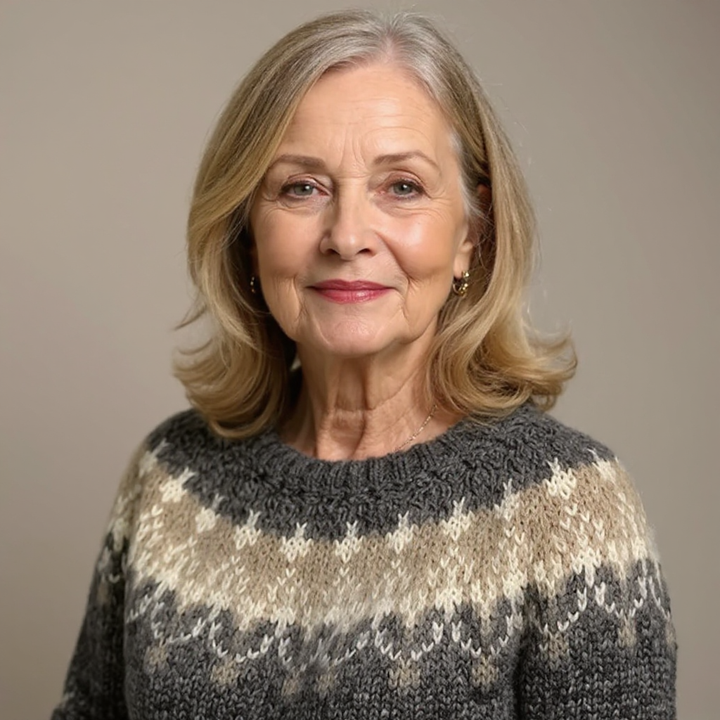 Women’s Icelandic Fair Isle Knit Sweater