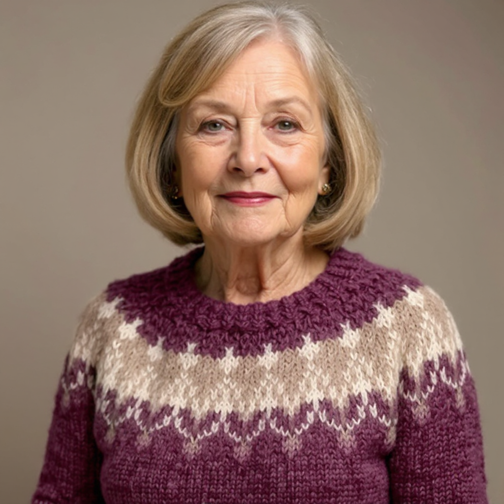 Women’s Icelandic Fair Isle Knit Sweater