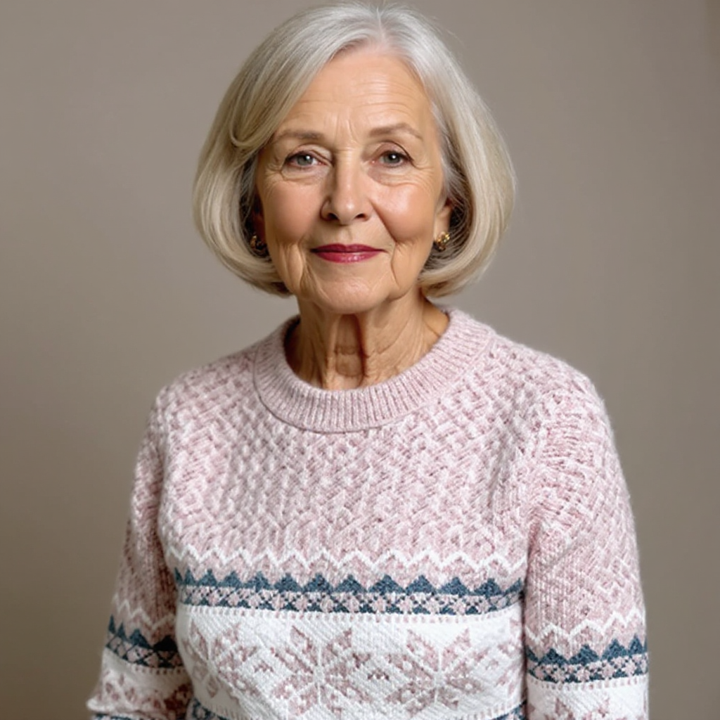Women’s Icelandic Knit Pullover Sweater