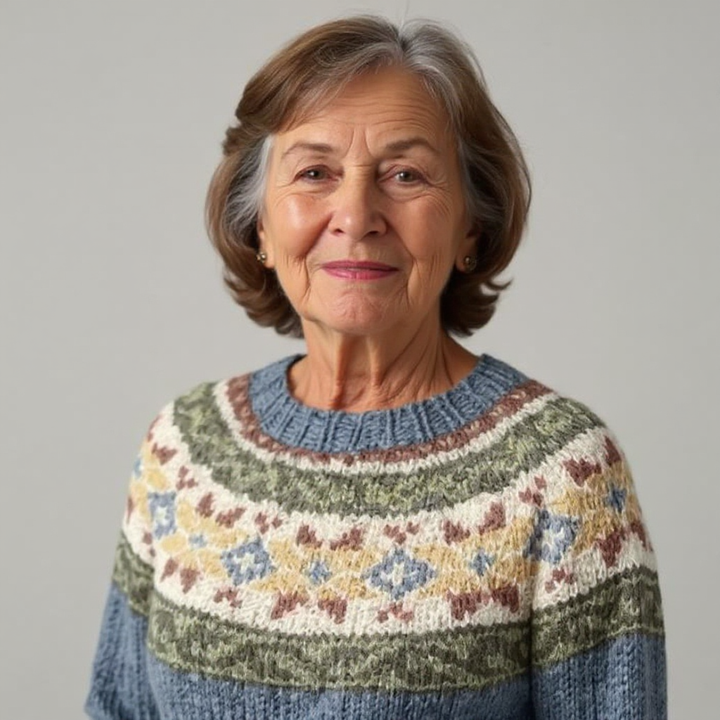 Women’s Heritage Patterned Knit Pullover Sweater