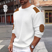 Men’s Textured Crewneck Sweater
