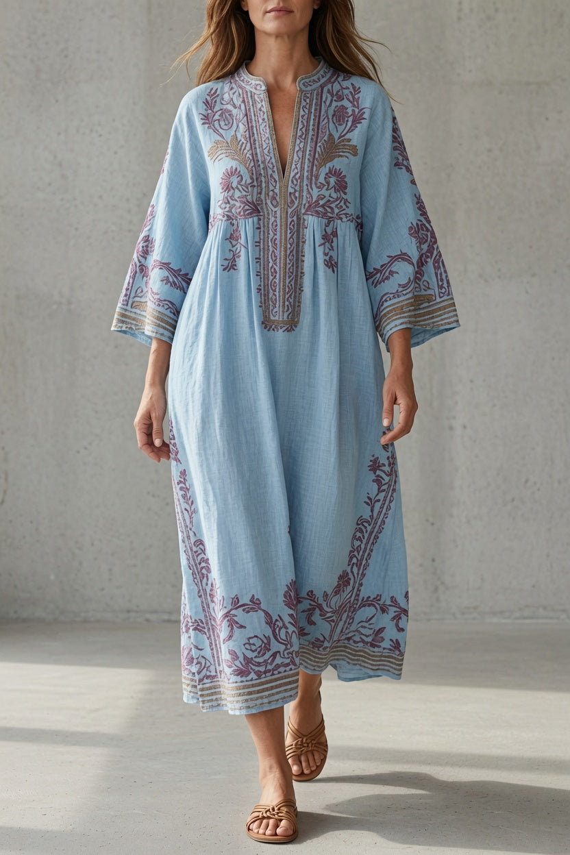 Women’s Vintage Fit And Flare Midi Dress