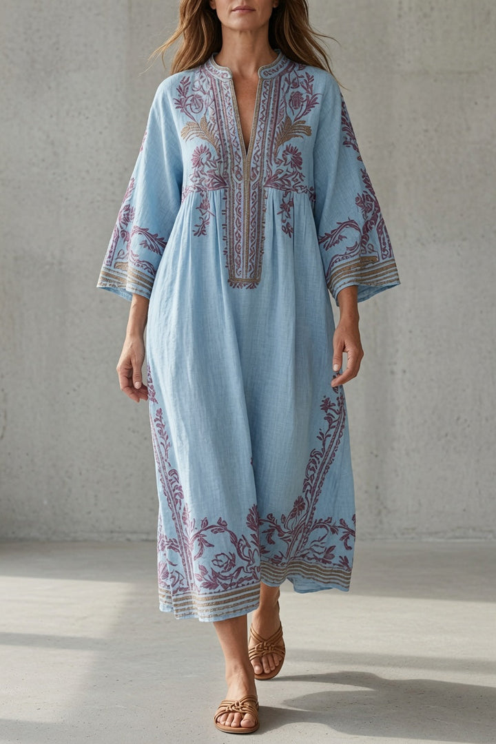Women’s Vintage Fit And Flare Midi Dress
